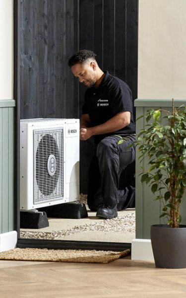 Worcester Bosch air source heat pump installer